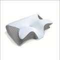 Butterfly Memory Foam Pillow, Cervical Support Neck Pain Relief Pillow for Side Back Sleeper, Contoured Ergonomic Sleep Pillow