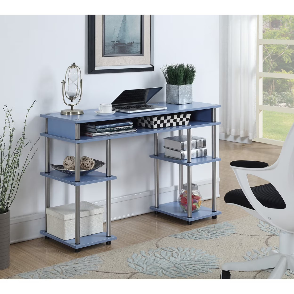 Designs2Go No Tools Student Desk, Multiple Finishes