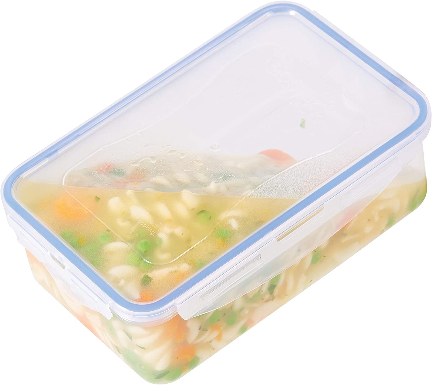 Lock & Lock Easy Essential Storage Set/Food Containers Airtight Bins/Bpa-Free/Dishwasher Safe, 38 Piece, Clear